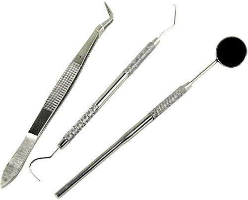 Rallic Basic Dental Instruments Set Mirror Explorer C. plier