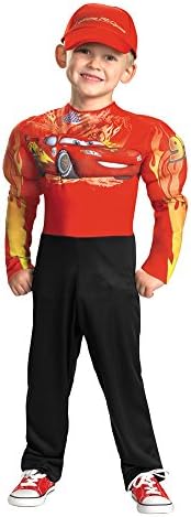 Lightning Mcqueen Muscle 4-6 Kids Boys Costume