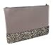 Kate Spade New York Leather Glitter Gia Greta Street Clutch Bag City Scape