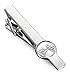 ORAZIO Engraved Initial Tie Clip Bar Letter Tie Pins Set for Mens Business Wedding Shirts Tie Clips A-Z (H new)