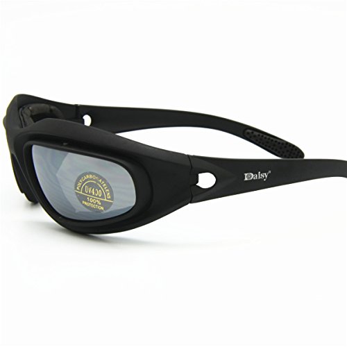 image for EnzoDate Daisy C5 Transition Photochromic Polarized Military Goggles 4