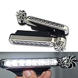 2PC Wind LED Light Car Powered 8 LED Car DRL