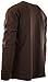 ChoiceApparel Mens Long Sleeve Thermal Waffle Pattern Crew Neck Shirts (L, 1802-BROWN)