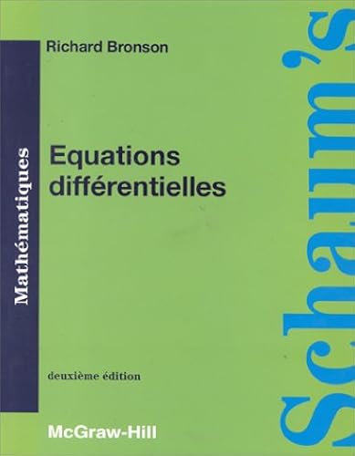 Download EQUATIONS DIFFERENTIELLES. Modèles et applications, cours et problèmes PDF