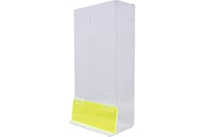 NMC ASG-D Visitor Spec Dispenser - 8 in. x 18 in. x 4 in. Bottom Door, Clear Acrylic Holder for Safety Glasses