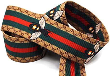 1.77 inch Wide Inspired Striped Ribbon, Square Trim, Grosgrain Ribbon, Ribbon, Double Faced Gross Grain Trim, Guitar Strap 002 (10 Yards)
