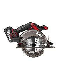 SKIL PWRCore 20 sierra circular sin escobillas, 20 V, 6 1 2 pulgadas, incluye batería de litio de 4 Ah y cargador PWRJump CR541302