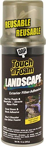 Dap 40440 12 Oz. Touch N Foam Landscape Exterior Filler Adhesive, Black