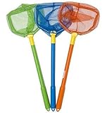 ILLUMINET Floating Bait Net: PICK YOUR COLOR: Kids Beach Nets, Beach Toys for Kids, Shell Scoop, Shelling Net, Bait Nets, Bait Dip Net, Crab Net, Critter Net, Fish Net, Butterfly Net, Minnow Net