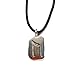 Rune Uruz Pewter Pendant on Corded Necklace, Ancient Runes Collection