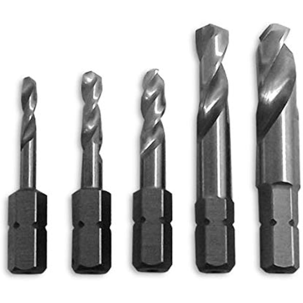 2320 Jobber Drill Bits Metal Stubby Set Hex Shank eBay