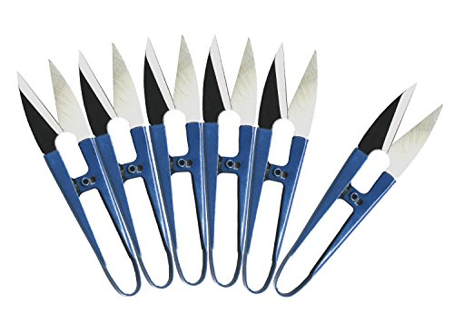 Kebinfen® 6 PCS Bonsai Tree Scissors for Bud & Leaves, Bud & Leaf Trimmer/Pruning Shears/Bonsai Scissors, Set of 6