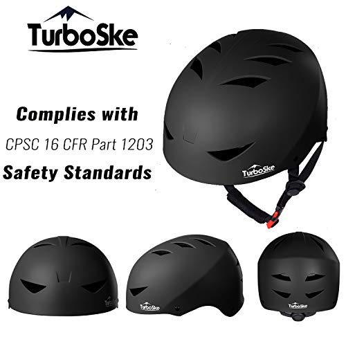 TurboSke Skateboard Helmet, Bike Helmet BMX Helmet Multi