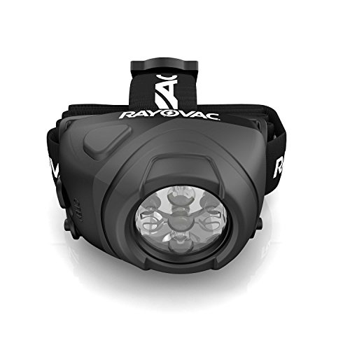 Rayovac Virtually Indestructible LED Headlamp, Durable and Bright
