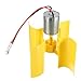 RoseSummer Diy Kit Small Dc Motor Vertical Micro Wind Turbines Blades Generator