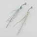 TOOPOOT 2PC Crystal Rhinestone Flower Dangle Navel Belly Ring Bar Piercing
