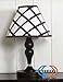 GEENNY CF-2066-L Blue Brown Diamond Lamp Shade ONLY Without Base