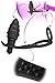 Anal Plug, Sexbaby 10 Speed Prostate Massager, Vibrating Waterproof Sex Toys for Man with 2 Erection Enhancing Cock Ring