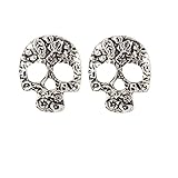 Skeleton Earring Retro Skull Earring Carved Hollow Shaped Earrings Women Jewelry For Party