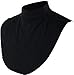 Black Law Enforcement Dickey with Mock Turtleneck Collar