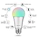 JOMARTO Smart WiFi LED Light Bulb, 2 Pack Compatible with Alexa/Google Home, 60W Equivalent Color Changing Multicolor Dimmable Light Bulb 900LM Remote Control No Hub Required (9W E26)