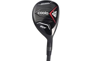 COOLO High Loft Hybrid, Provide High Launch and Smooth Hits, Regular/Senior/Stiff/Ladies Flex, 3/4/5/6/7 Hybrid Golf Clubs with Headcover, Right Handed.