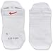Nike Women's Dri-Fit Lightweight No Show 3-Pair Pack Multi 1 Socks MD (Women's Shoe 6-10) White
