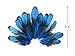 Moonlight Feather | 1 Dozen - Turquoise Blue Whiting Farms Laced Hen Saddle Feathers Craft Fly Tying