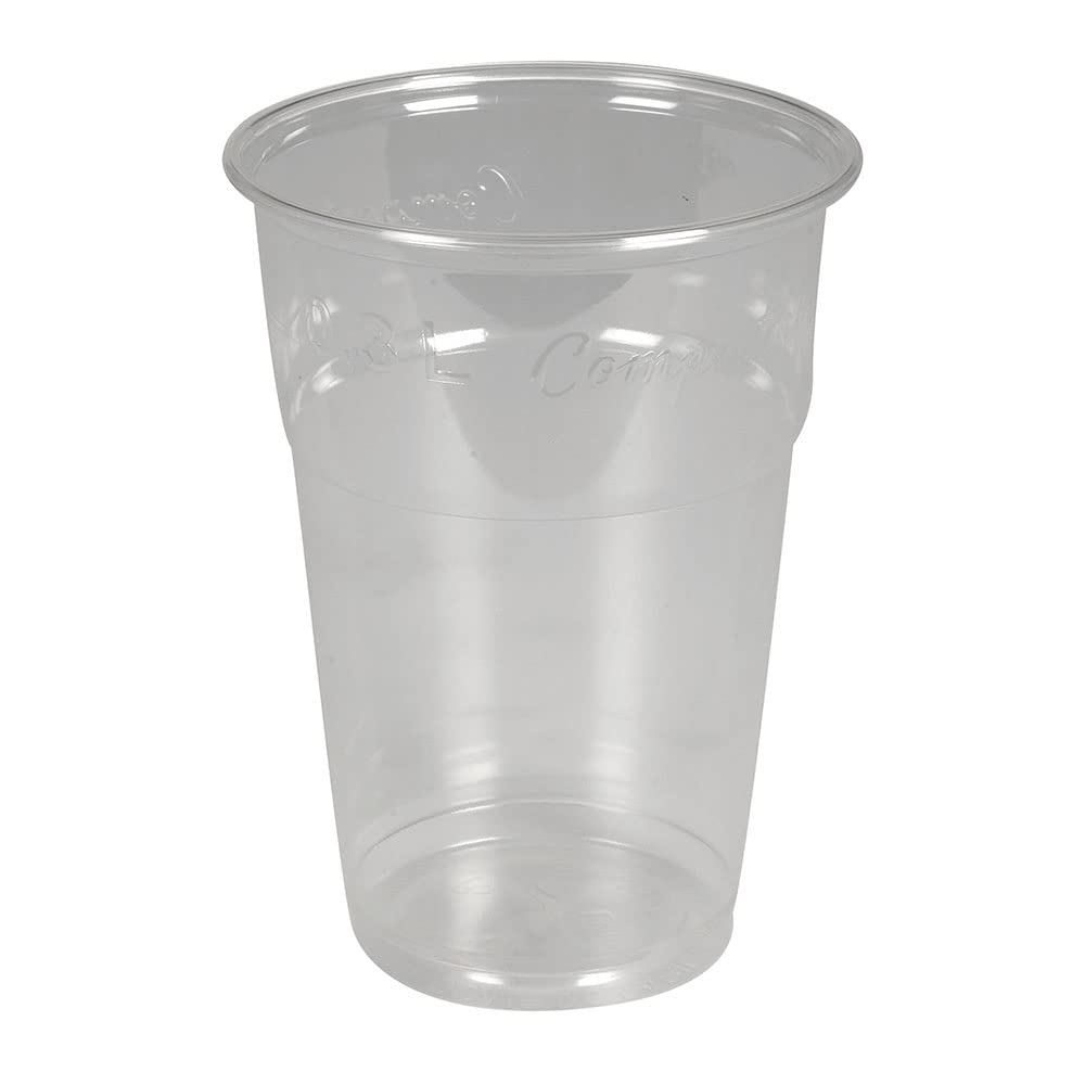 ABENA Compostable, bio-disposable drinking cup 400 ml, 0.4 L, pack of 50