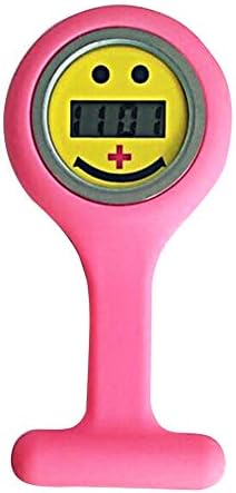 meiyuan Nurse Brooch Watch Smile Silicone Digital Doctor Nurse Pocket Fob Watch