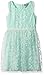 Speechless Girls' Textured Knit Flocked Tulle Dress