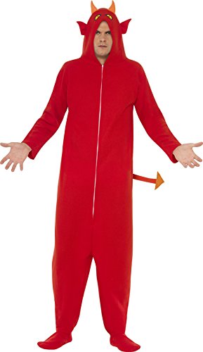 Smiffys Men's Devil Jumpsuit Costume