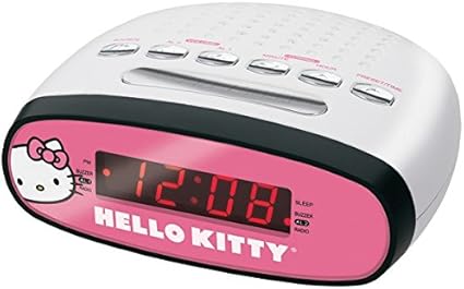 Hello Kitty Am Fm Projection Alarm Clock Radio With Battery Back Up Electronics Radios Boomboxes