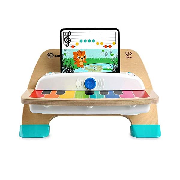 Baby-Einstein-Hape-Magic-Touch-Piano-Musical-Wooden-Toy Baby Einstein Hape Magic Touch Piano Wooden Musical Toy Instruments for Toddlers, 2 Play Modes, 6 Songs, Volume Control…