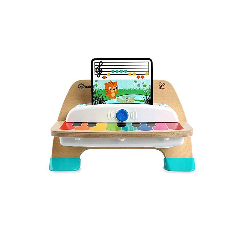 Baby Einstein and Hape Magic Touch Piano Wooden Musical Toddler Toy, Age 6 Months and Up