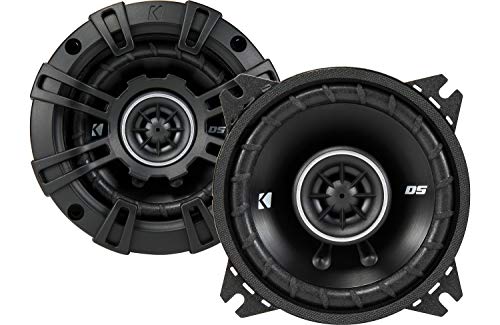 KICKER DSC40 4-Inch (100mm) Coaxial Speakers, 4-Ohm (Pair)
