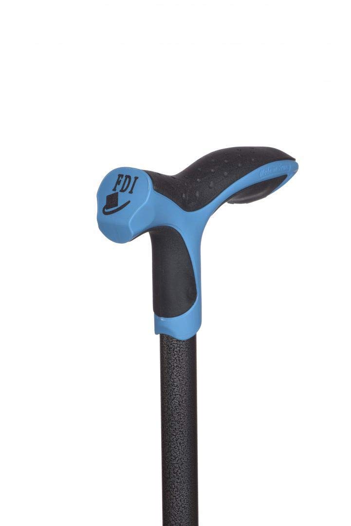 Antar Soft Step Aluminium FDI Walking Stick 360 g, Blue — image 1