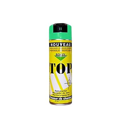 TOP Markierungsspray Rocol - GRÜN - 500ml-Farbdose - Farbspray - Markierspray - Markierungsfarbe - Forstspray - Forstfarbe