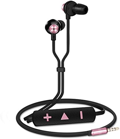 Earphones In Ear Headphones Earbuds Noise Isolating with Mic Stereo Bass Volume Control headphones DolTech memory foam earbuds For iPod iPad Samsung HTC Tablets Laptop Mp3 Mp4 Players 3.5mm RoseGold