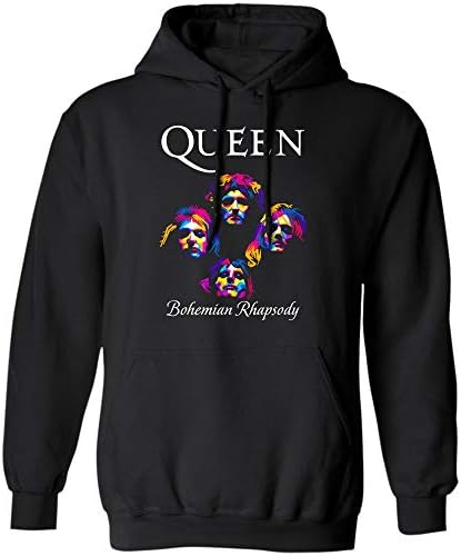 Kidoba Queen Band Shirt, Bohemian Rhapsody Shirt, Freddie Mercury Shirt - Hoodie