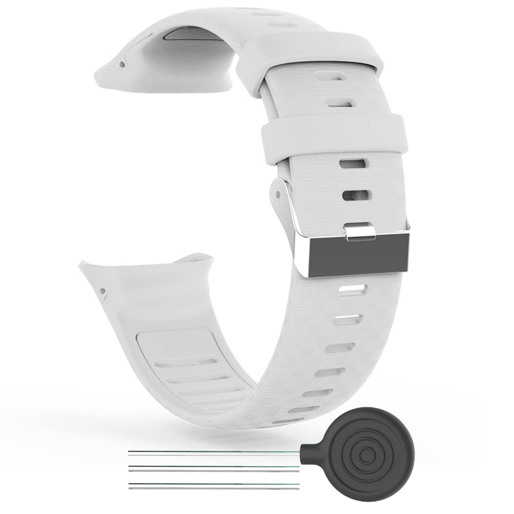 WIIKAI Replacement Silicone Strap for Polar Vantage V Replacement Watch Straps