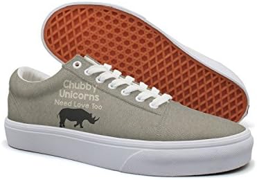 Chubby Unicorns Need Love Too Women Canvas Running Sneakers Breathable Sneakers