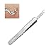 SelfTek Blackhead Extractor Stainless Steel Pimple Remover Clips Curved Needle