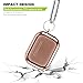 Valkit AirPods Pro Case 2019 [Front LED Visible], TPU Translucent Full Protective Shockproof Cover with Keychain for Apple AirPods Pro 3rd Gen [Won't Affect Wireless Charging] Rose Gold