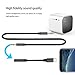 C-to 3.5mm Audio Jack Adapter, Type-c AUX Jack Cable USB-C Male to 3.5mm Female Headphone Converter with high Resolution/DAC, Audio Cable for 2 / 2XL / 3 / 3XL, Samsung, ipad pro 2 Pieces