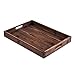 Serving Tray – Crafted from Fir Wood and with Two Handles – 16.5” X 12.5” with 2” Tray Depth