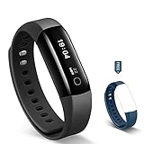 Arbily Fitness Tracker, Vigorun4 Best Activity Tracker Heart Rate Monitor, Swimming Waterproof Fitness Tracker watch/Step Counter/GPS Tracker/Smart Wristband for Android and iOS
