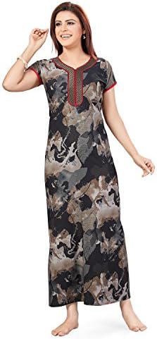 Little Art Free Size Cotton Women Nighty Gown
