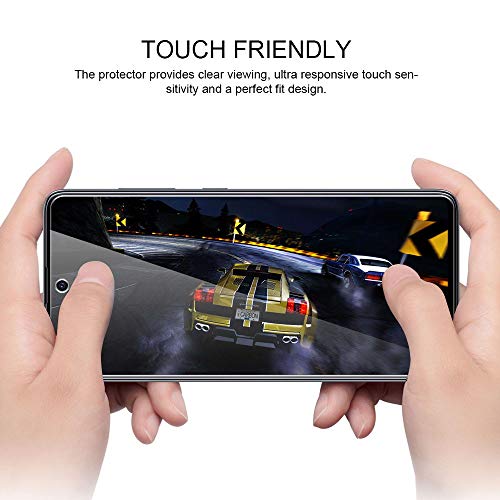 TAURI [3 Pièces Protection écran pour Samsung Galaxy A51 Verre Trempé, [9H Dureté][sans Bulles][Anti Rayures] Film Protection écran