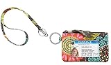 Vera Bradley Zip Id Case and Lanyard in Flower Shower